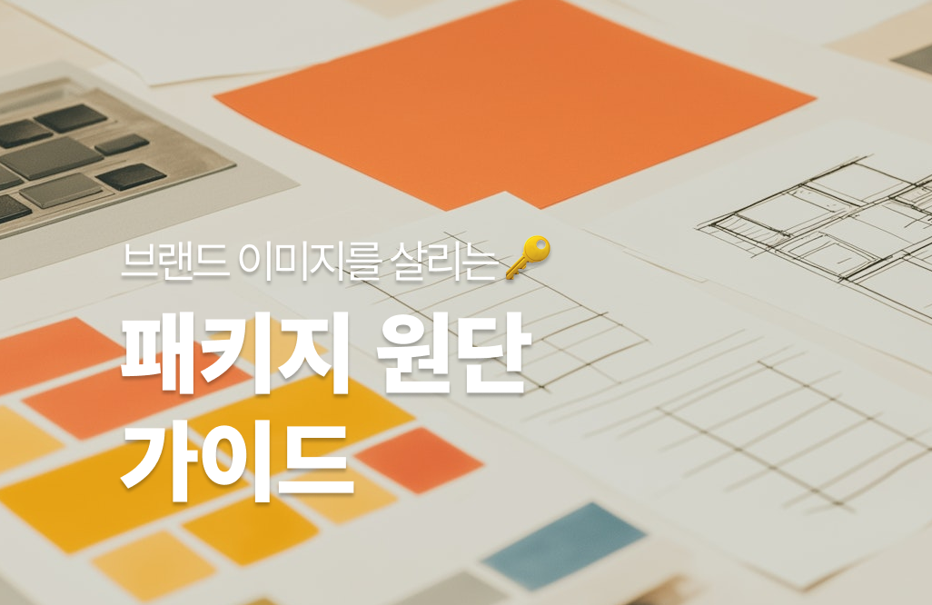 화장품 패키지 디자인 원단 가이드